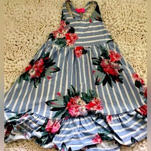 JOULES BLUE & WHITE FLORAL DRESS